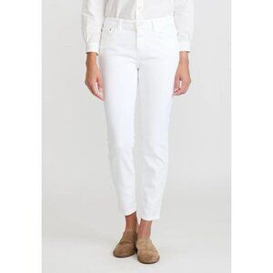 Closed Womens Baker Jean Sz 26 White Skinny Slim Ankle Fit Mid Rise Stretch $295